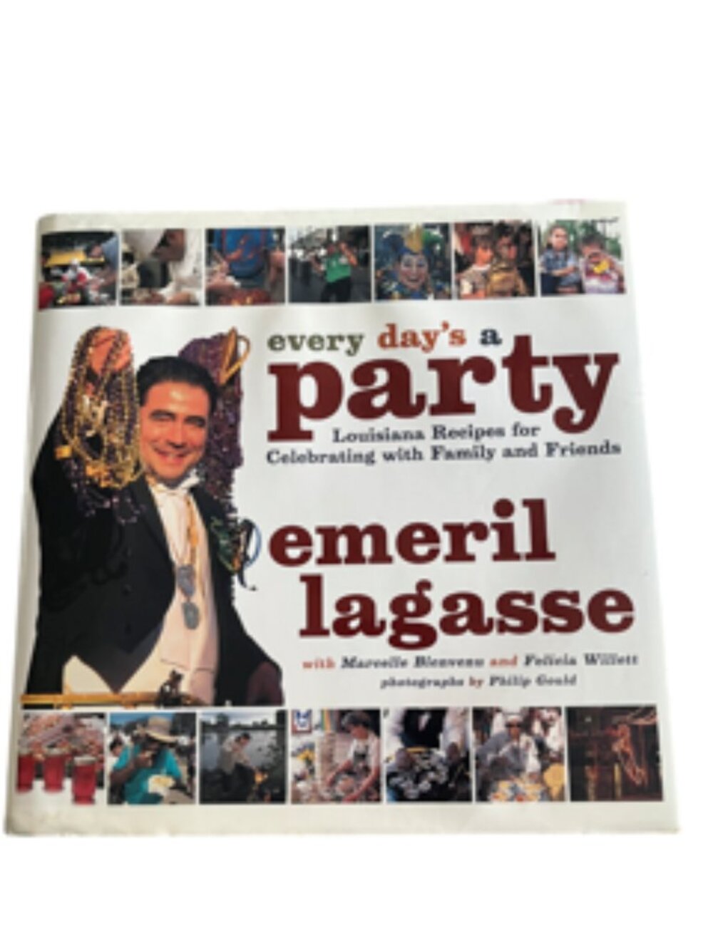 Every Day's A Party Emeril Lagasse Hardcover Louisiana Recipes Book